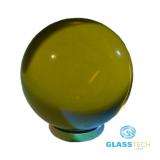 Yellow glass ball 60 mm 