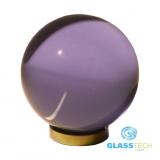 Rose glass ball 100 mm 