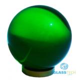 Green glass ball 80 mm 