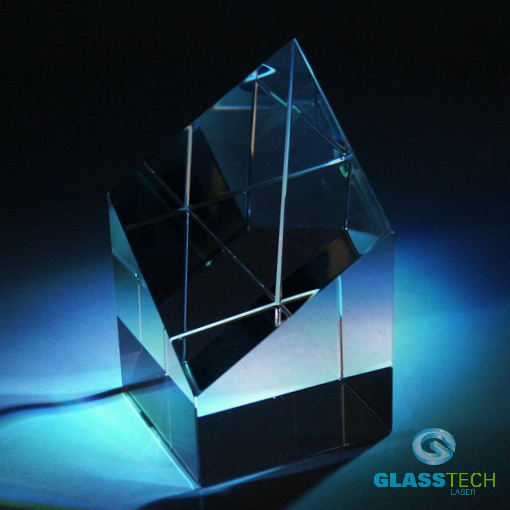 glass trophy-4 edges - S