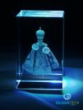 3D The Infant Jesus of Prague -glass block 50x50x80 mm