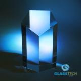 glass trophy-5 edges, size  152 mm