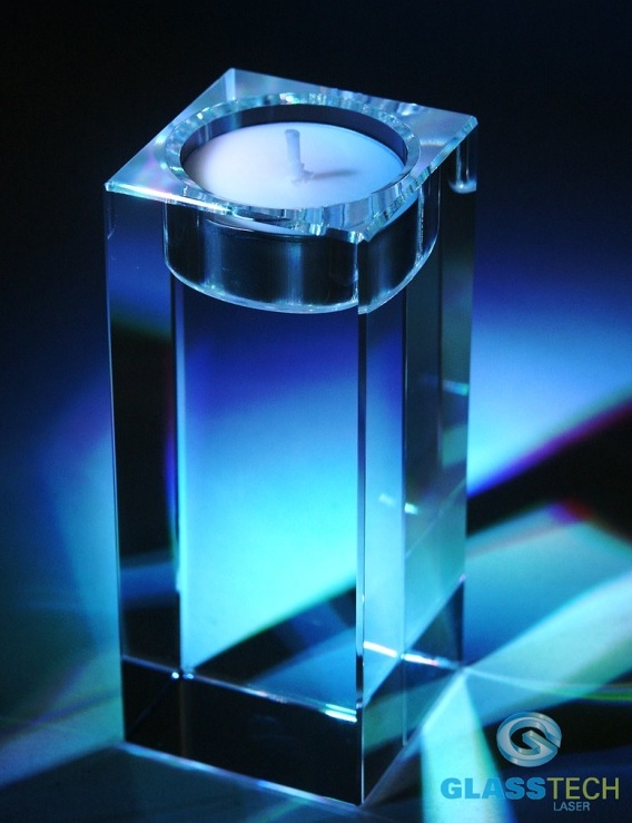 Crystal  candlestick 120x50x50mm
